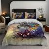 Butterfly Series Quilt Cover Three-Piece Digital Printing Pillowcase Bedding Bedroom Decoration