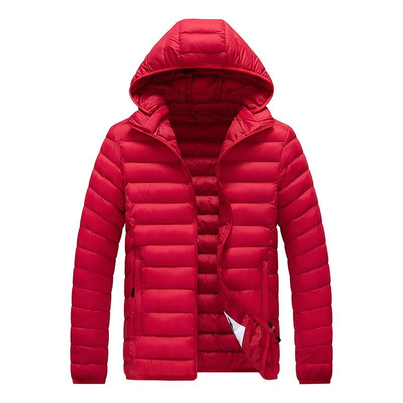 Padded-on Men's Winter Coat Slim and Light Padded Jacket Light and Thin Large Size Multi-color Down Padded Clothes Men Supply