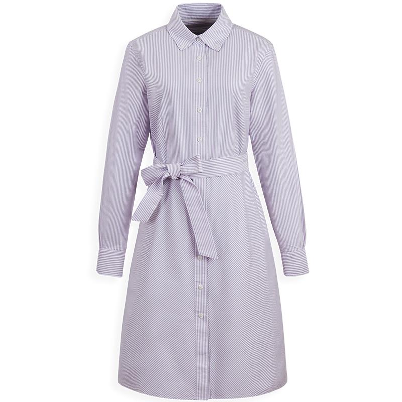 Brooks Brothers Women s Oxford Cotton Striped Shirt Dress M 6