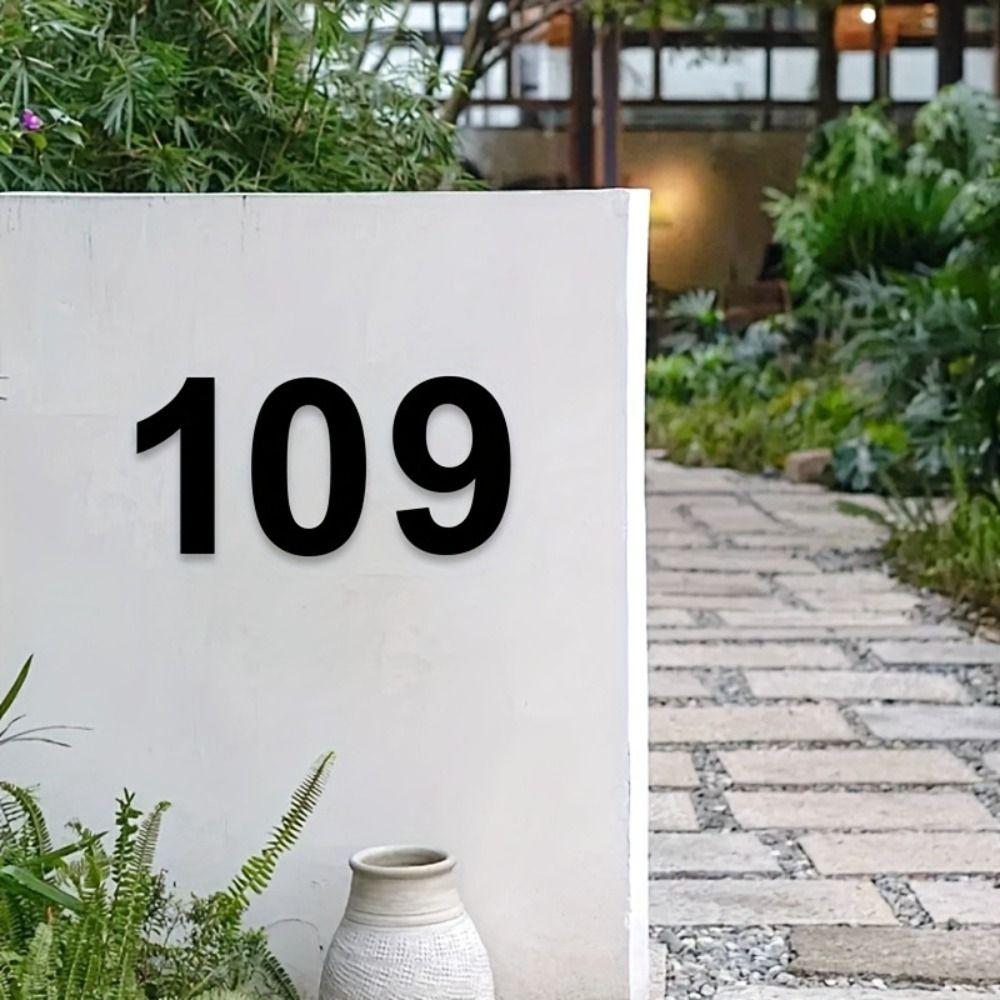 Floating Design Floating House Numbers Outdoor Use House Number Sign Yard Decoration