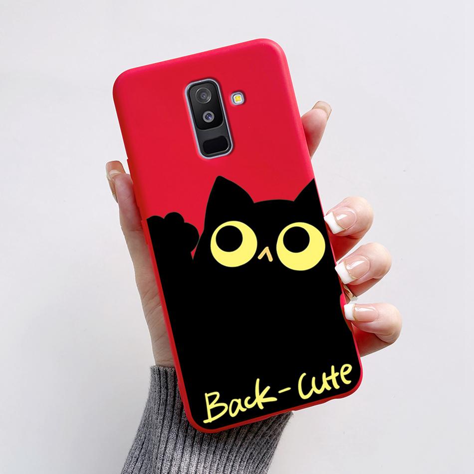 Für Samsung Galaxy A6 Plus A6+ 2018 Hülle SM-A605F Silikonhülle Niedlicher Bär Cartoon Weiche Funda Für Samsung A6 2018 A6Plus Stoßstange