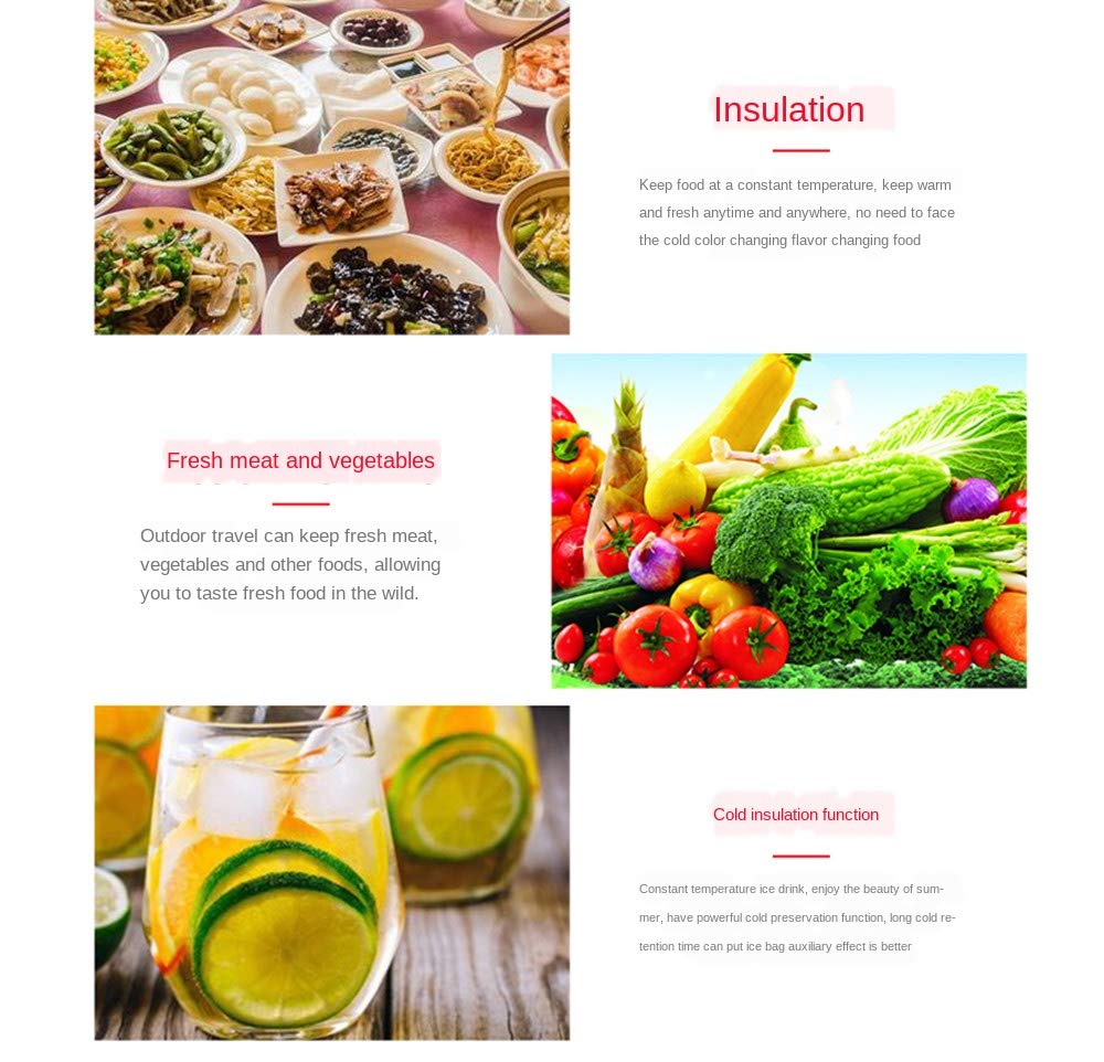 Falytemow Foldable Utility Cart with Insulated Foldable Reusable Shopping Trolley Bag with Wheels and Telescoping Waterproof Oxford Fabric Foldable