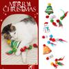 Catnip Toys For Cats Christmas Toys With Feathers, PP Cotton & Catmint Filled, Scratch & Chew Toys For Indoor Kittens & Cats