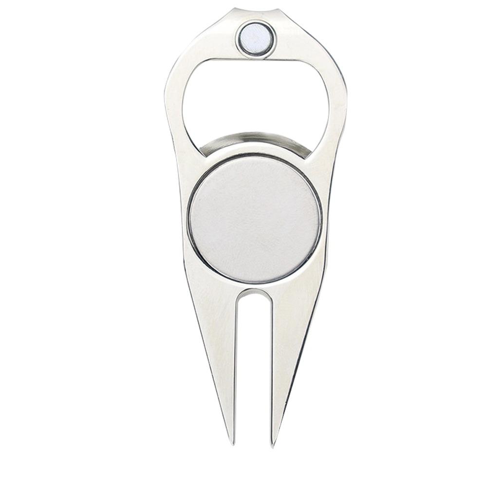 Magnetic Golf Divot Repair Tool Lightweight Ball Mark Tool Stylish Bottle Opener Lawn Repair