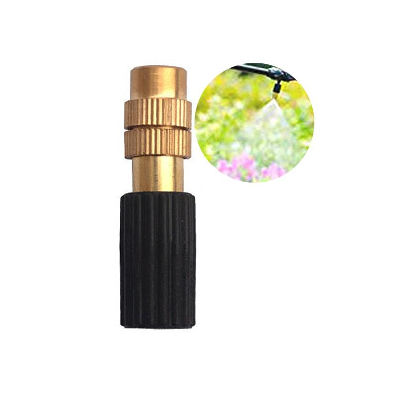 10 Peças Sistema de Resfriamento por Névoa para Exterior Irrigação de Jardim Aspersor de Latão Ajustável Micro Aspersores de Jardim
