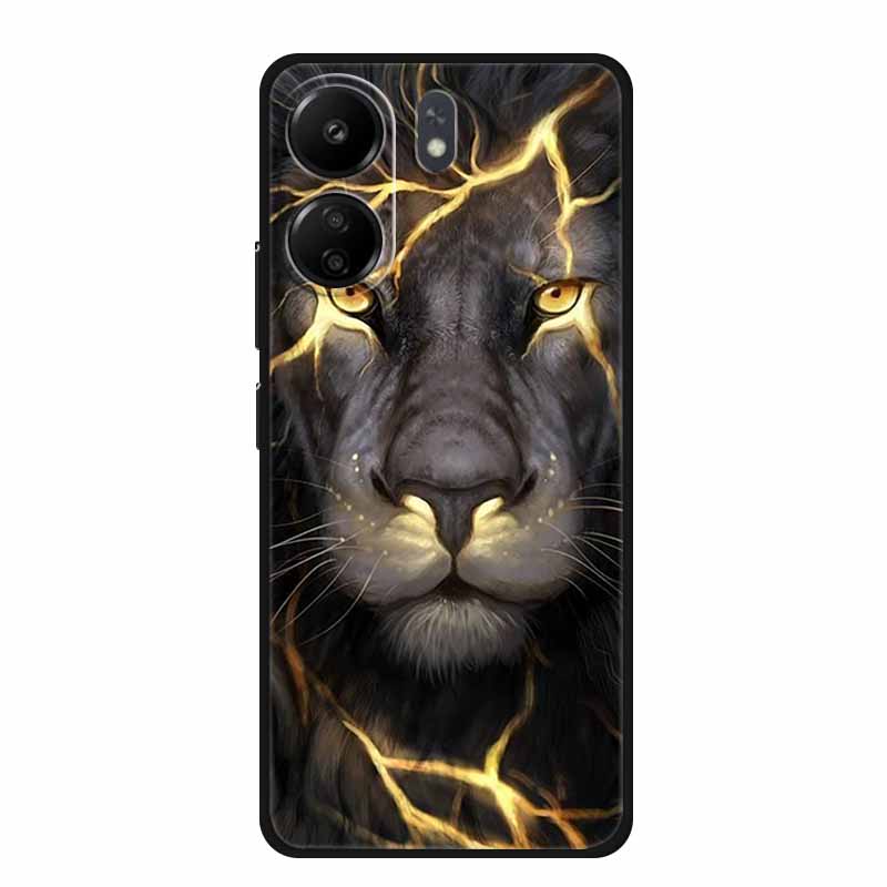 For Xiaomi Poco X7 Pro 5G Luxury Animal Case Soft Silicone TPU 6.67"Phone Back Cover for Poco X7Pro 5GShockproof Protective Capa