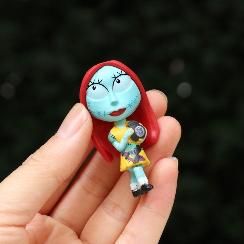 10ks Nightmare Sally Jack Skellington Vánoční PVC Model Vinylová Figurka Halloween Dárek Akční Figurka Hračky