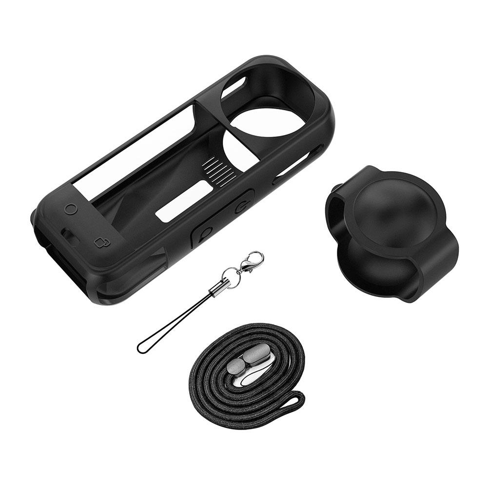For Insta360 X5 2-IN-1 Silicone Case Lens Cap Lens Camera For Insta360 Cover Accessories Case P C6P5