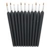 11pcs Painting Brush Weasel Hair Stroke Edge Drawing Tool Art Supplies for Watercolor Gouache Oil