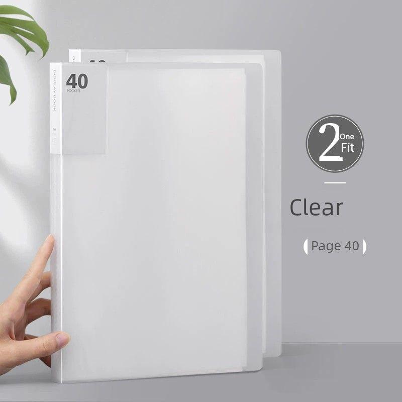 Document Storage Loose-Leaf Flip Test Papers for Students Storage Paper Buggy Bag Music Score Clip Music Score Magazine Cut Page Category Folder