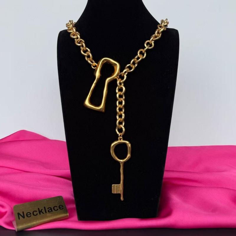 High-quality new fashion trend irregular vintage heavy industry necklace