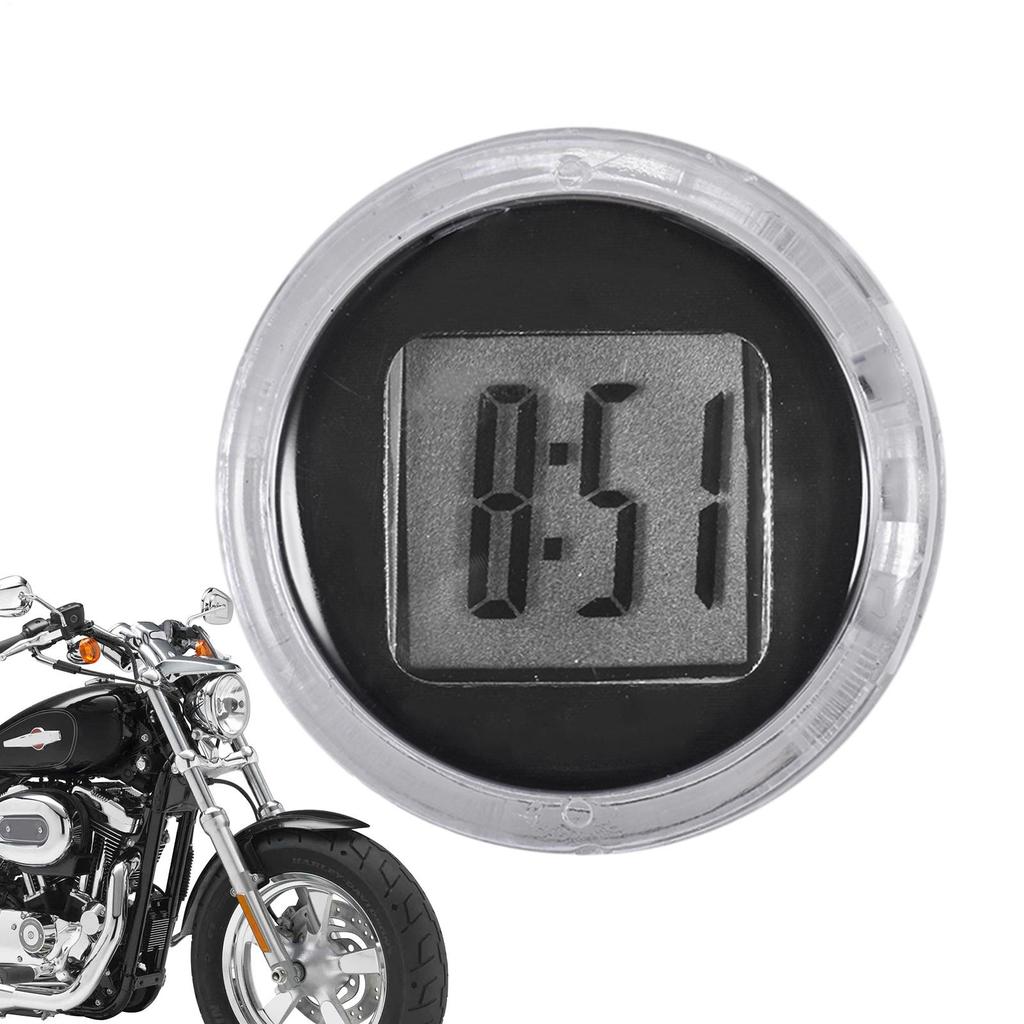Mini Motorcycle Clock/Stick-on Waterproof Electronic Watch Moto Digital Clock With Stopwatch/For Moto Decoration Accessories
