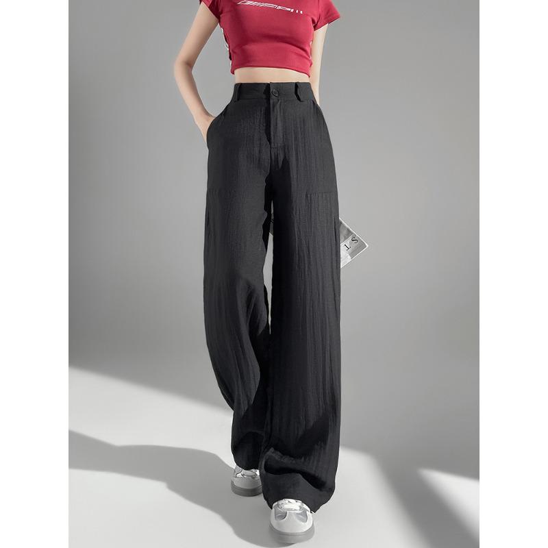 New Style Retro Cotton and Linen Casual Pants for Women, Wide-leg Pants, Long Pants.
