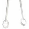 Kanda Tongs, Stainless Steel, 31cm Large, Made in Japan, for Deep Frying, 044078