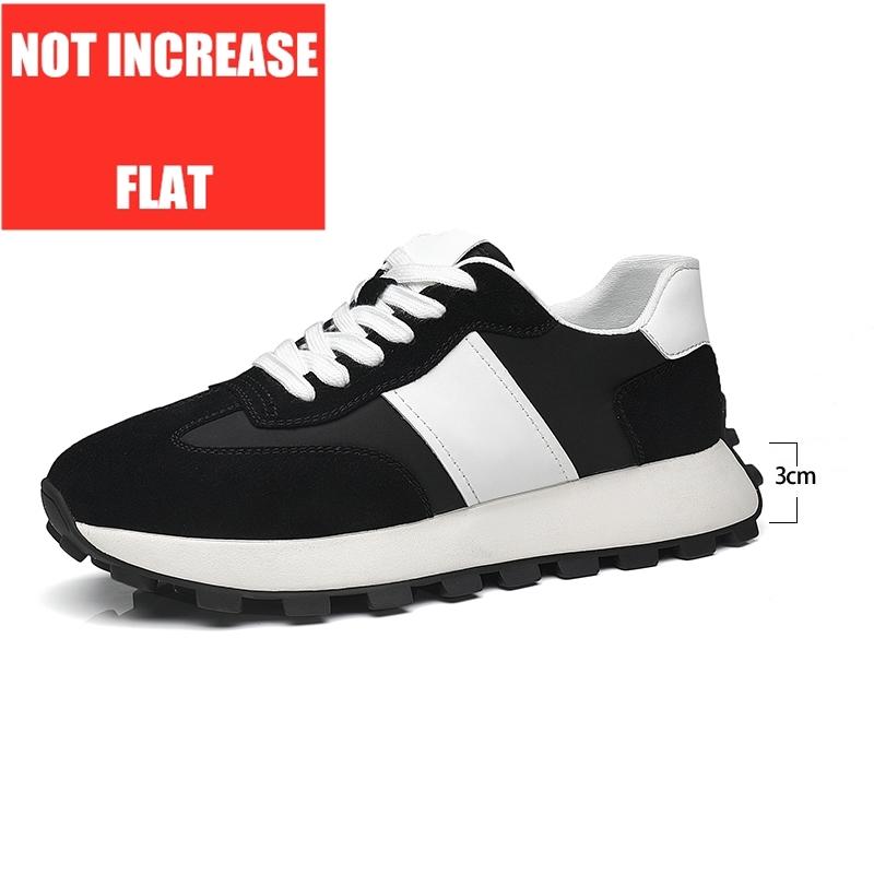 

Мужские кроссовки из натуральной кожи, увеличивающие рост, скрытая обувь, увеличивающая рост, мужские 8-6 см, спортивные повседневные оксфорды на плоской подошве, увеличивающие рост 38