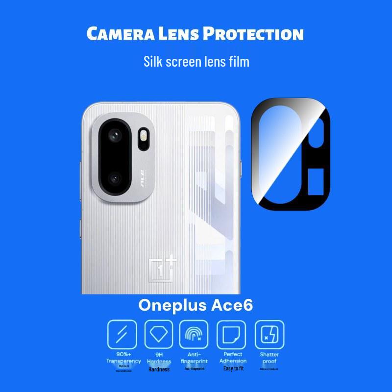 OnePlus Ace 6 Silk Screen Lens Film: Ultra-Thin Tempered Glass for 6T and 15R