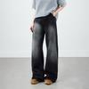 New American Jeans Men's and Women's Retro Straight Wide Leg Washed High Street Loose Long Pants
