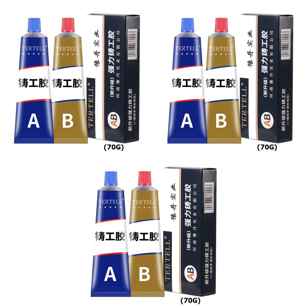1-3PCS AB-Metal Adhesive Liquid Weld Aging Resistance Heat Resistant Glue Extrusion for Hard Plastics and Ceramics
