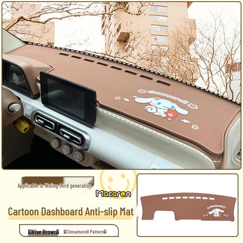 Wuling Hongguang 3. Gen Macaron Armaturenbrett Anti-Rutsch-Matte & Sonnenschutz