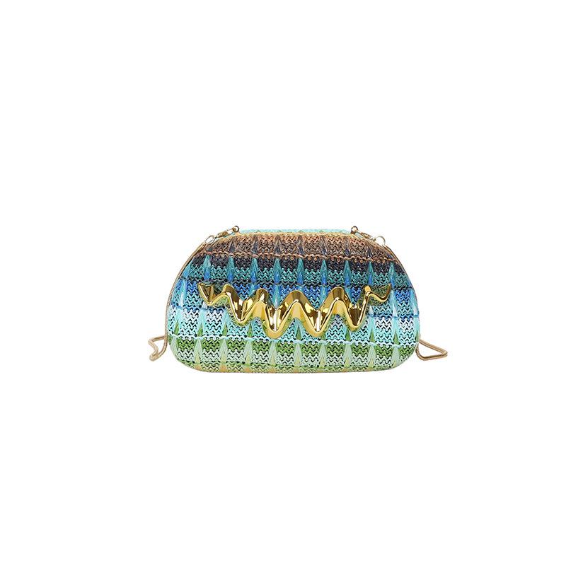Borsa a Spalla Singola da Donna di Alta Qualità Borsa a Tracolla Borsa da Sera Borsa a Spalla di Lusso con Catena Metallica Versatile alla Moda Abbinamento Quotidiano