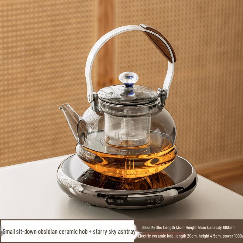 Tea Infusion Ceramic Stove and Teapot Set