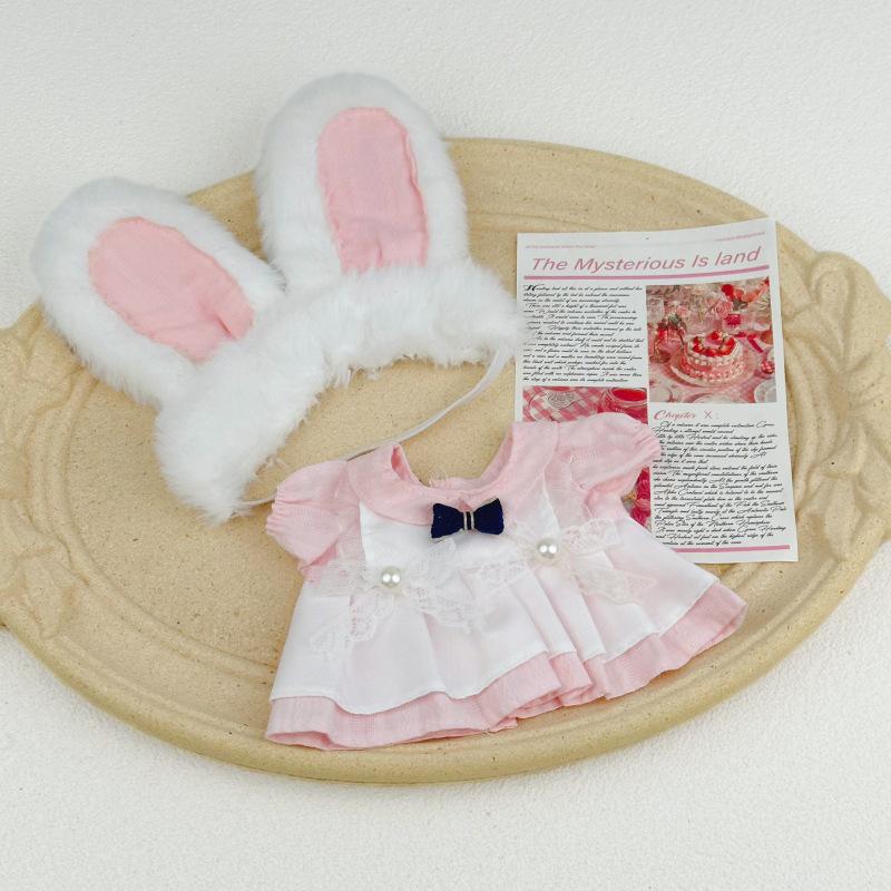 

10x20см Хлопковая кукла Девочка Платье Сменная одежда Замена