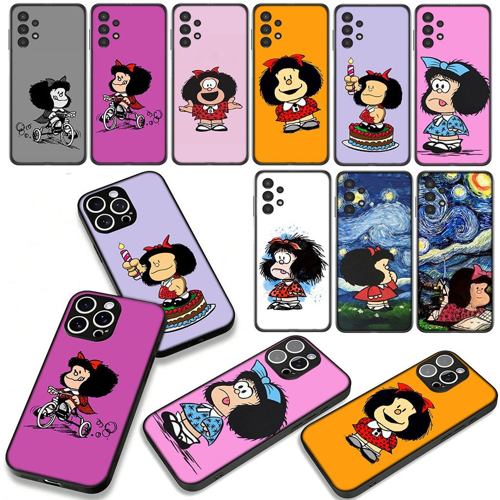 Wallpaper M-Mafaldas Phone Cover Case for Xiaomi Redmi 15C 15 A4 A5 9A 9T 10A 10C 9C NFC 14C Note 11 9 10 Pro 8T Casing