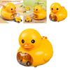 Trägheits-Baby-Spielzeugauto mit Druck- und Startfunktion Gelbe Ente für Kleinkinder zum Spielen und zur Entwicklung