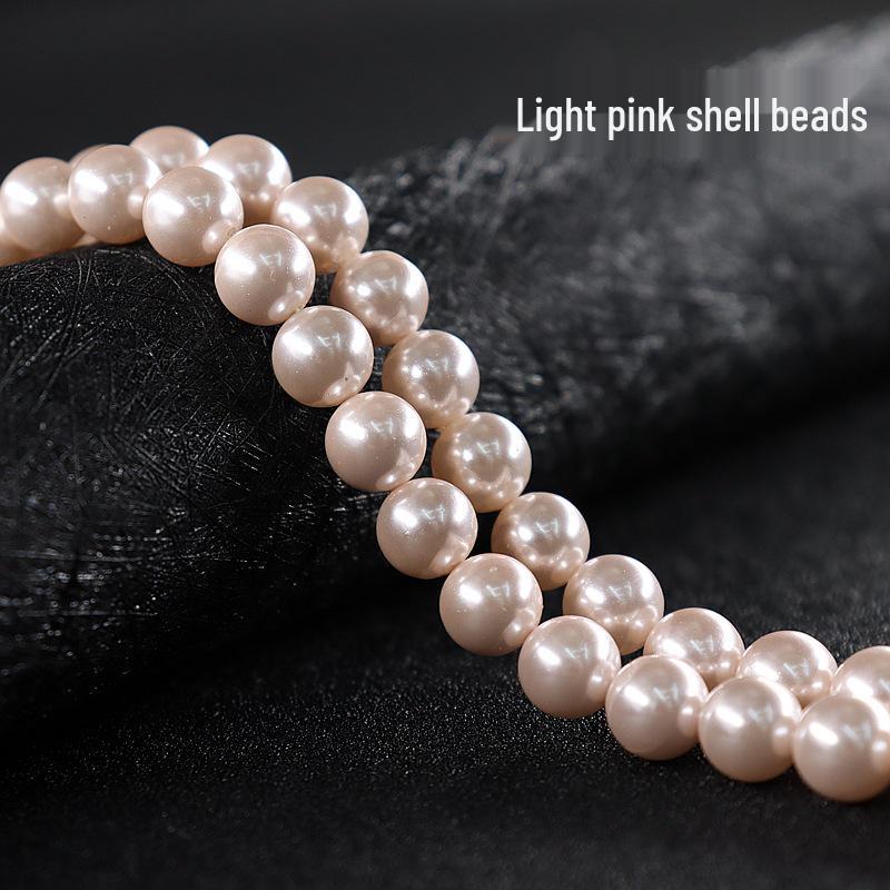 Shell Pearl Beads for Handmade DIY Accessories - Round, Loose, Semi-finished Ornaments
