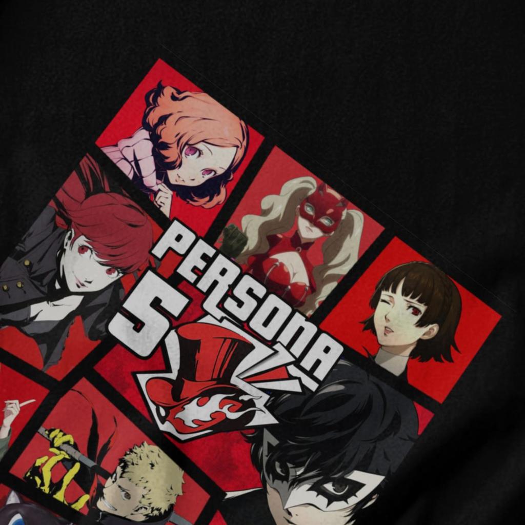 Men T Shirt Persona 5 Awesome Gifts Y2K Graphic Tees Unisex Tops T Shirts