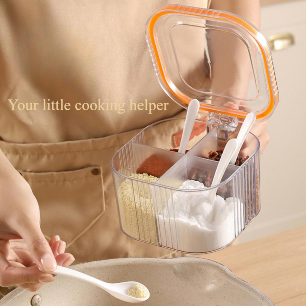 Seasoning Box, Household Kitchen Combination, Salt, Monosodium Glutamate, Seasoning Jar, Light Luxury Storage Condiments
