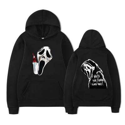 VI Ghostface Hoodie  Autumn Winter Fleece Streetwear Tops