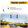 Clip On Motorcycle Windshield  Spoiler Wind Screen Deflector EOA