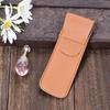 Faux Leather Pen 3 Pens Protective Pouch Holds Pen Case Travel Pencil Case Pocket Pen Protector