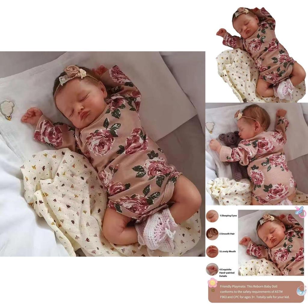 Siliconen Reborn Baby Pop Met Handgeschilderde Kenmerken Voor Verzamelaars En Cadeau Geven