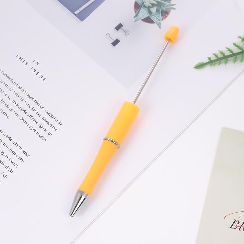 

Творческая вращающаяся шариковая ручка с пластиковыми бусинами для самостоятельной печати