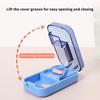 Multifunctional Medicine Tablet Cutter Pill Cutter Tablet Storage Box Medication Splitter Mini Portable Pill Dispenser