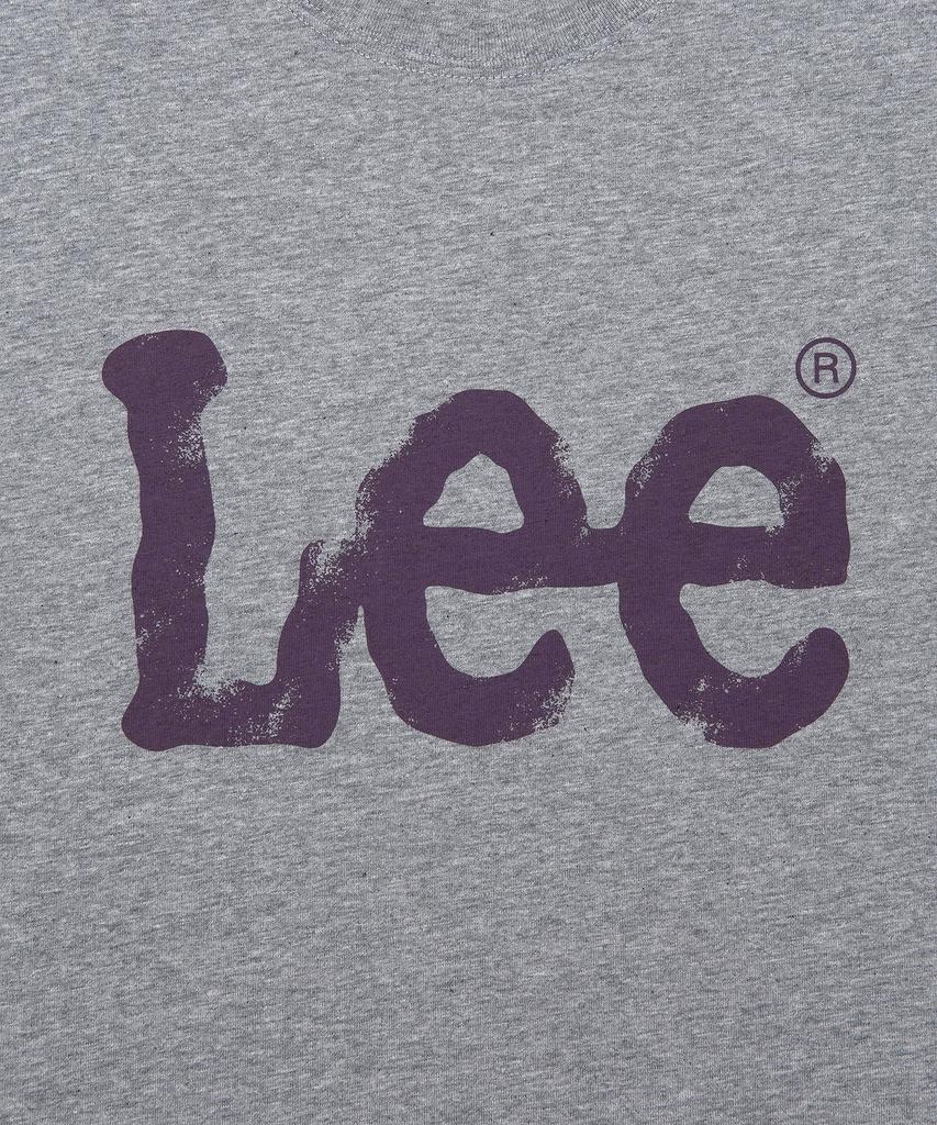 LEE Spray Logo Long Sleeve T-Shirt Gray