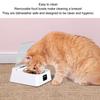Automatischer Öffnungsdeckel Katzenfutterautomat 2000mAh Multifunktions-Akkubetrieben Leicht zu reinigen Infrarotsensor Katzenfutterautomat für Katzen