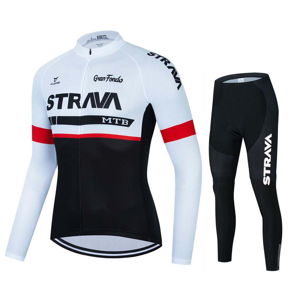 

Long-sleeved Cycling Suit, Men s Quick-drying Breathable Strap Suit, Spring and Autumn 2026 Autumn Breathable Cycling Suit 5XL
