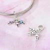 Original 925 Sterling Silver Charms Heart Bead Love Mom Pendant Fit Original Bracelet For Women DIY Jewelry Mother's Day Gift