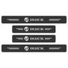 4Pcs Car Door Plate Carbon Fiber Threshold Protector Sticker Decals For Buick Regal GS GL6 GL8 Avenir Lacrosse Riviera Envision Lesabre Velite