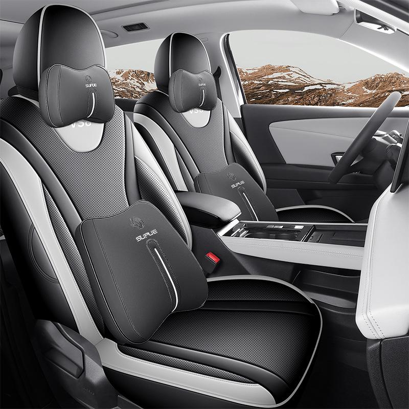 Breathable Full-Coverage Leather Seat Covers for 2026 VW Jetta VS8