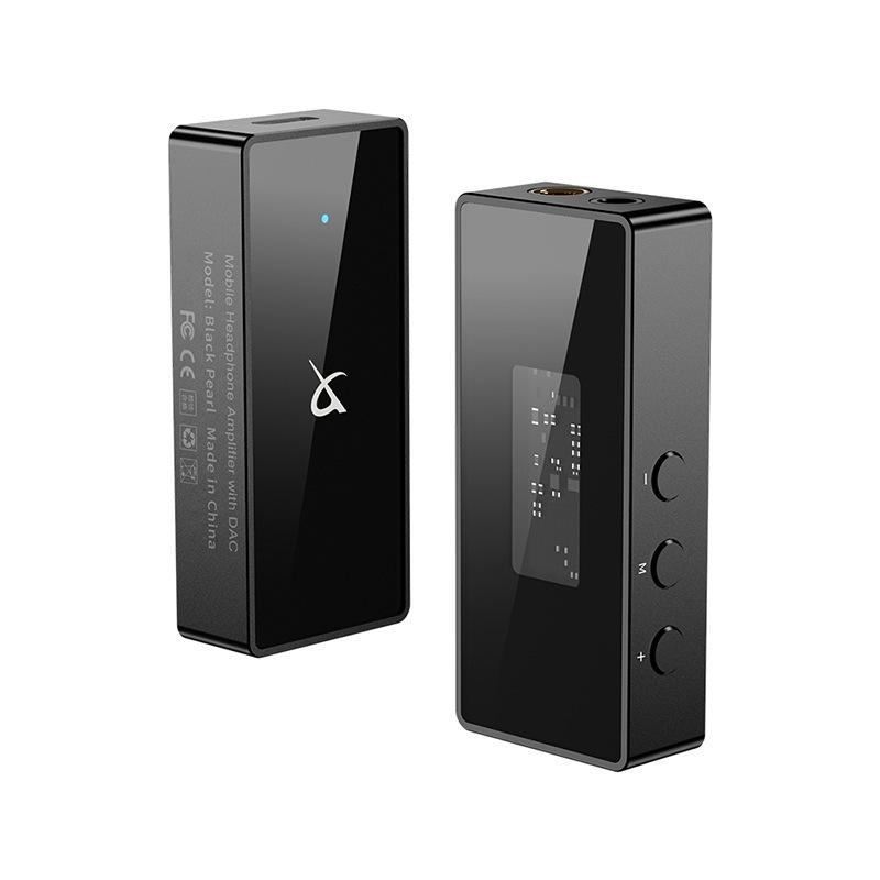 TRN Black Butterfly Portable Hi-Fi DAC & Headphone Amplifier with Dual-Chip Adapter Cable for Mobile Audio