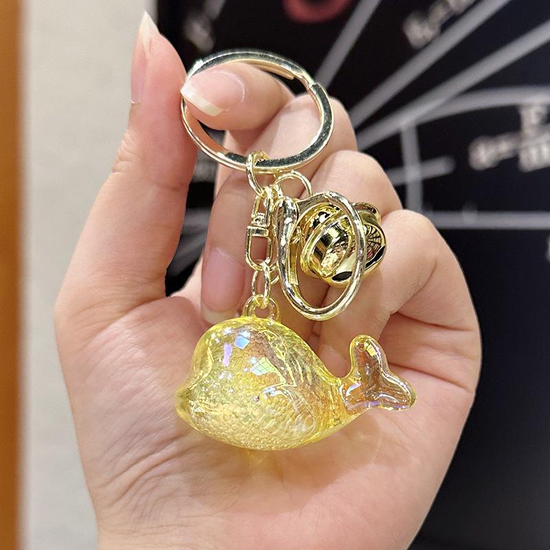 Colorful Acrylic Seashell Keychain Pendant - Cute and Exquisite for Girls' Bags & Car Pendants