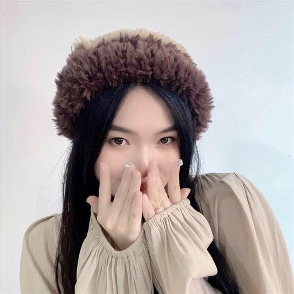 Cozy Fleece Beanie (Brown)