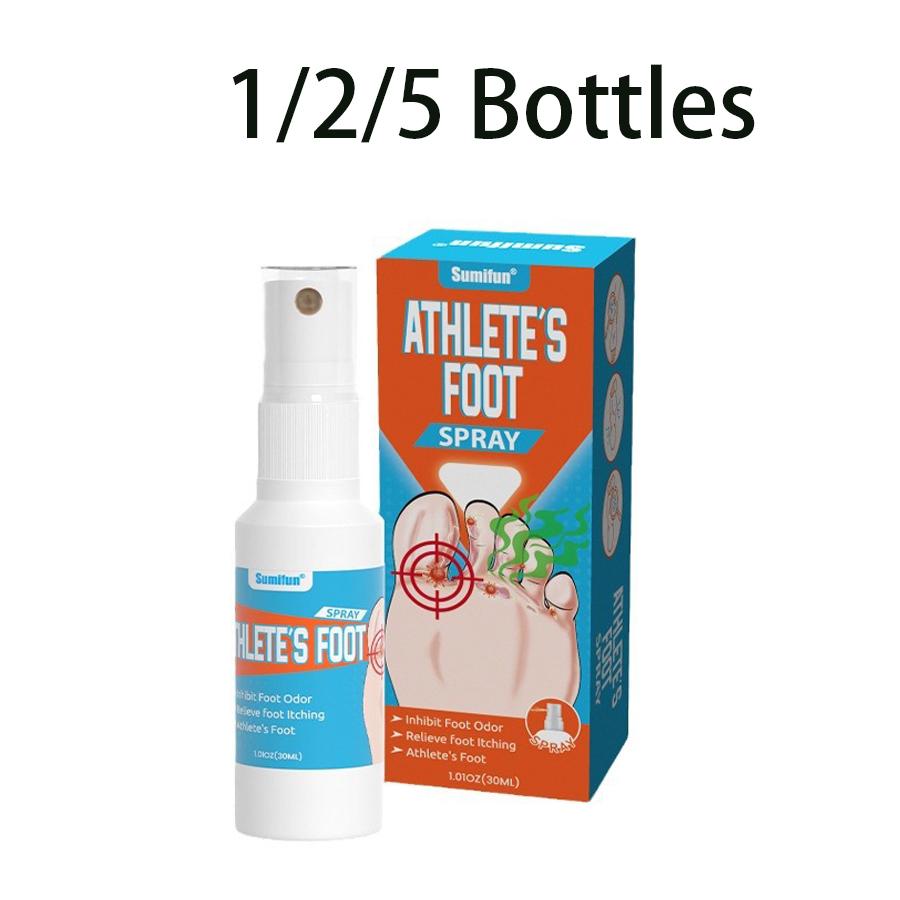

Sumifun 30/60/150 мл Спрей для устранения запаха ног Потливость ног Межпальцевый зуд Летняя необходимость Уход за ногами при занятиях спортом Бактериостат Жидкий спрей 5 Bottles