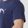 Puma Sports Training Comfortable Breathable Casual Short Sleeve T-Shirt Men Tops Blue 691338-98