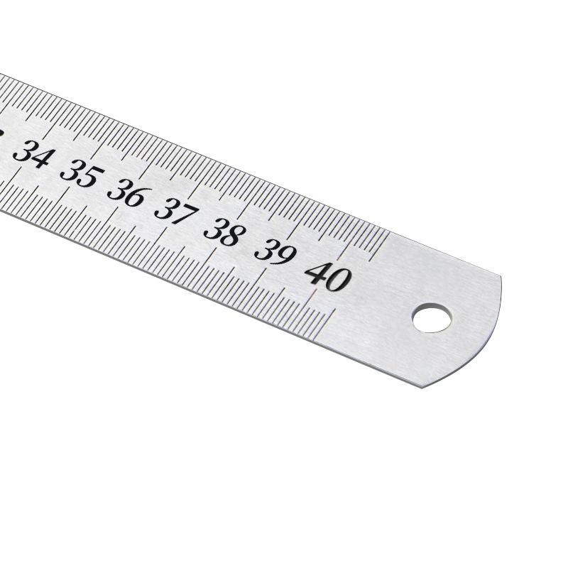 Stainless Steel Straight Ruler,20cm,30cm,40cm,50cm,High Precision Metric And Imperial Scales,Office Learning Stationery Supplies
