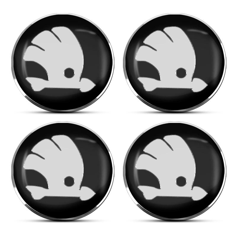 

4pcs 56/60mm Car Wheel Center Hub Cap Car Rims Dust-proof Cover Hubcaps For skoda OCTAVIA FABIA KAMIQ KAROQ KODIAQ RAPID SUPERB